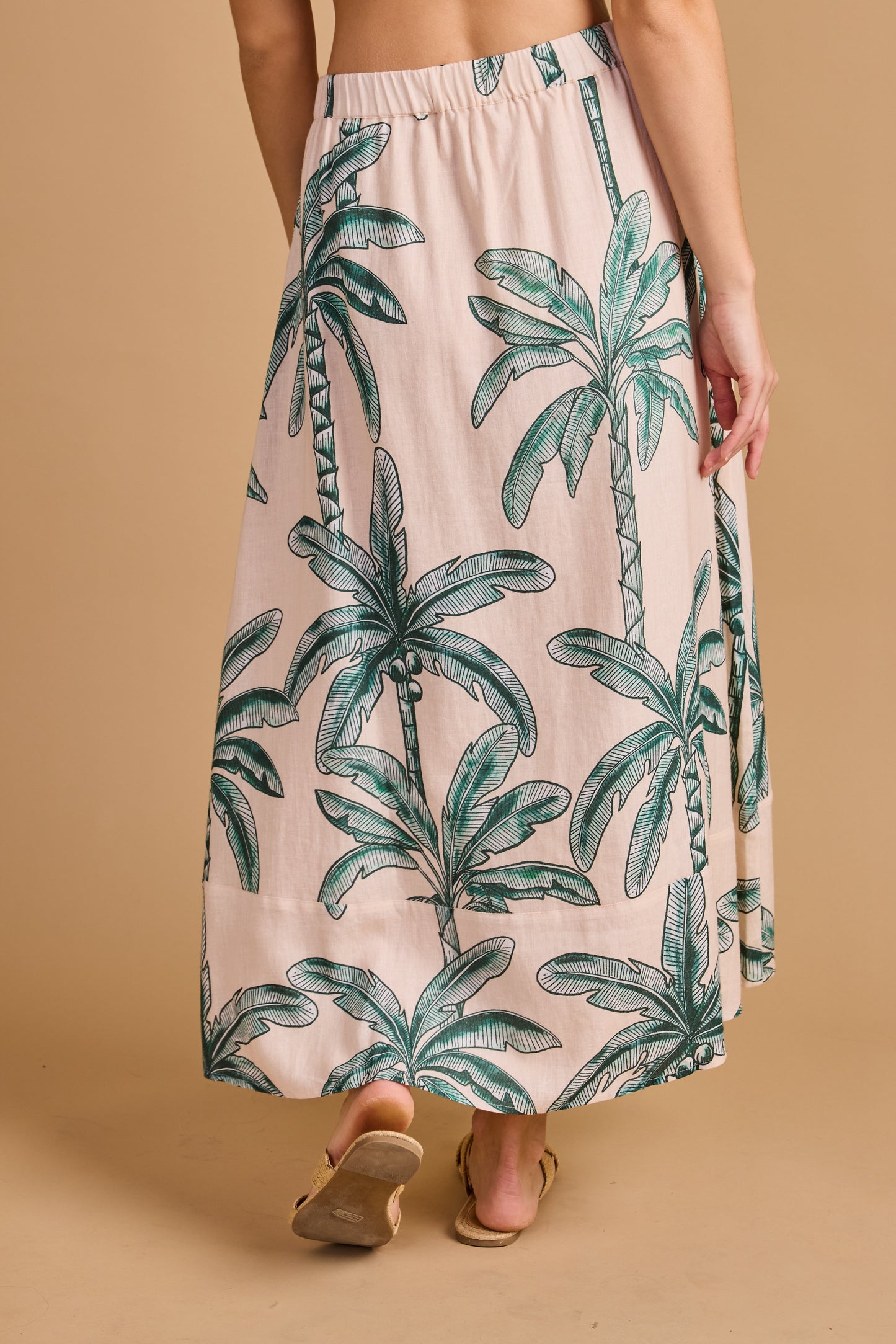 Marisol Skirt - Coconut Palm