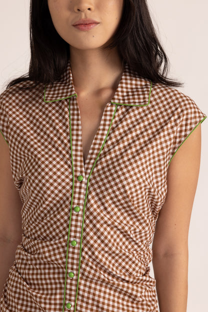 Layna Dress - Gingham