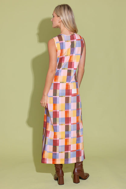 Berkley Dress - Terracotta Check