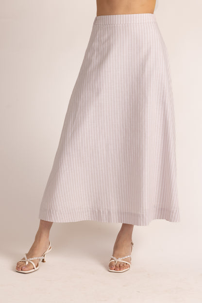 Marc Skirt - Sand Ticking
