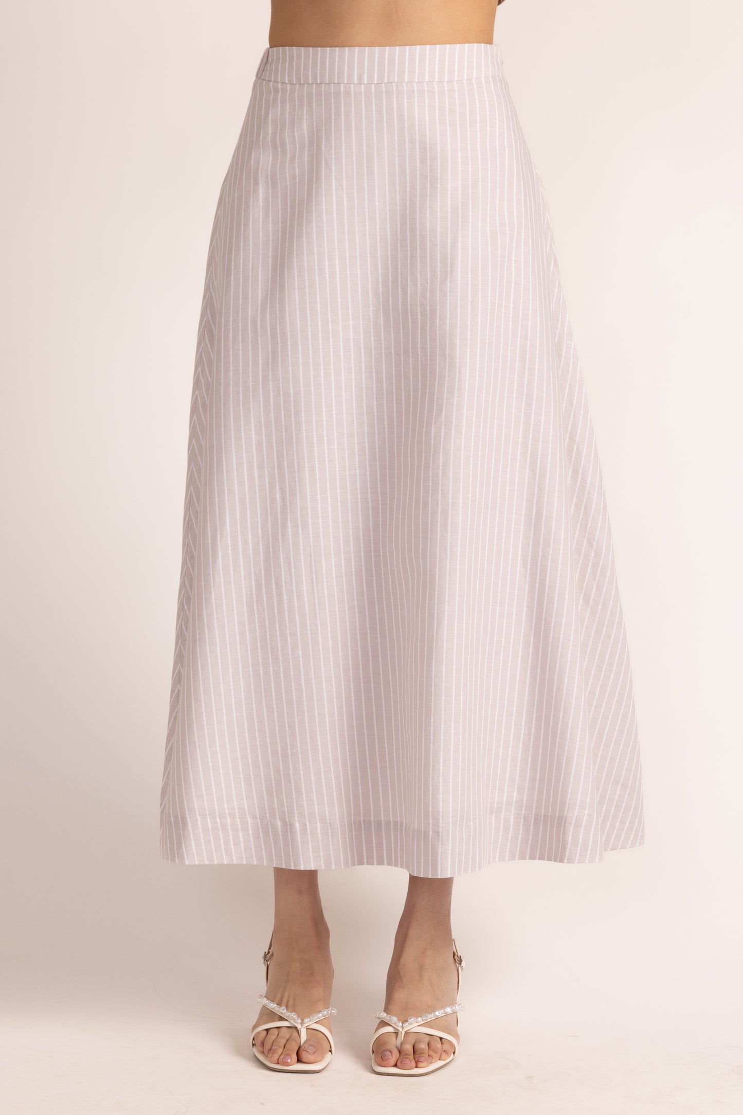 Marc Skirt - Sand Ticking