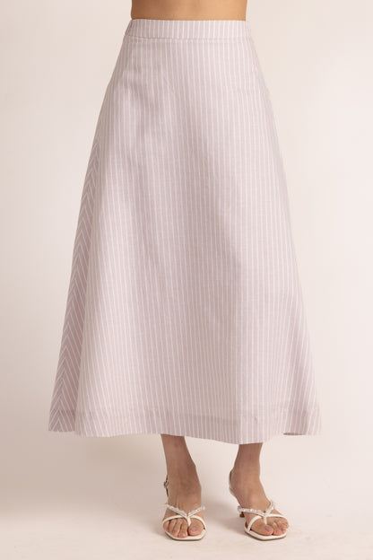 Marc Skirt - Sand Ticking