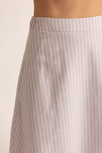 Marc Skirt - Sand Ticking
