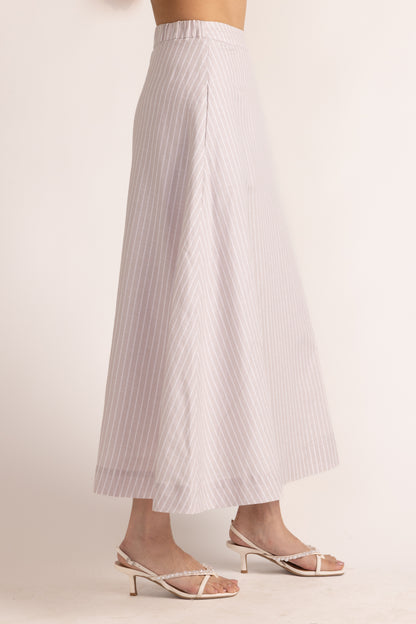 Marc Skirt - Sand Ticking