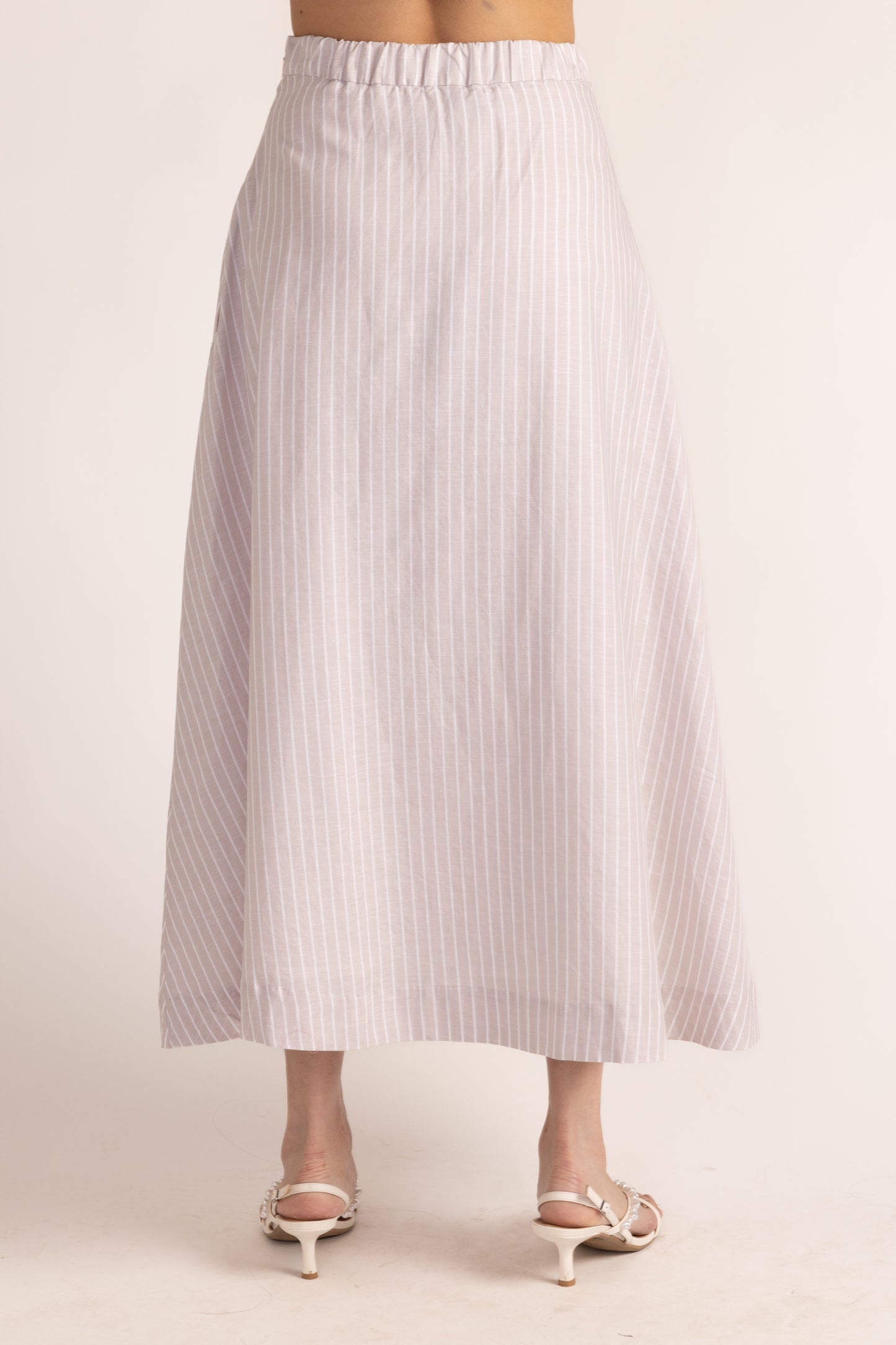 Marc Skirt - Sand Ticking