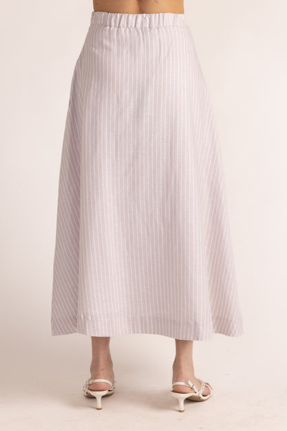 Marc Skirt - Sand Ticking