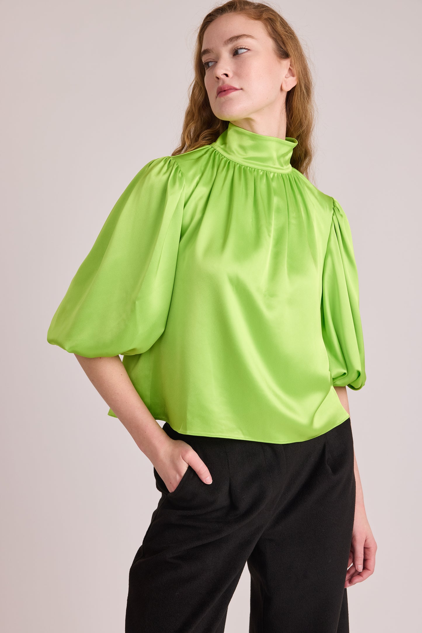 Carmen Top - Lime