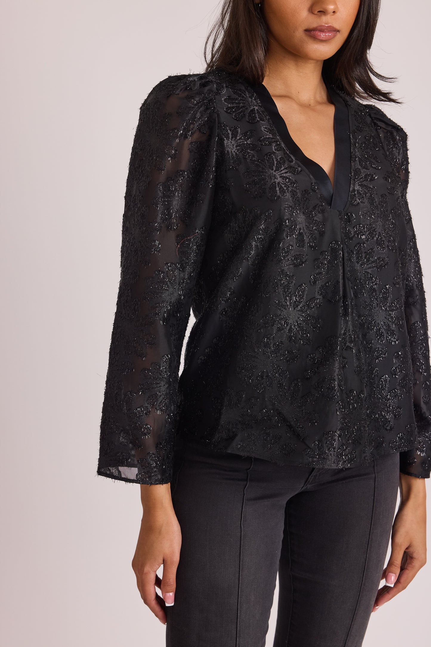 Jolie Top - Onyx Floral