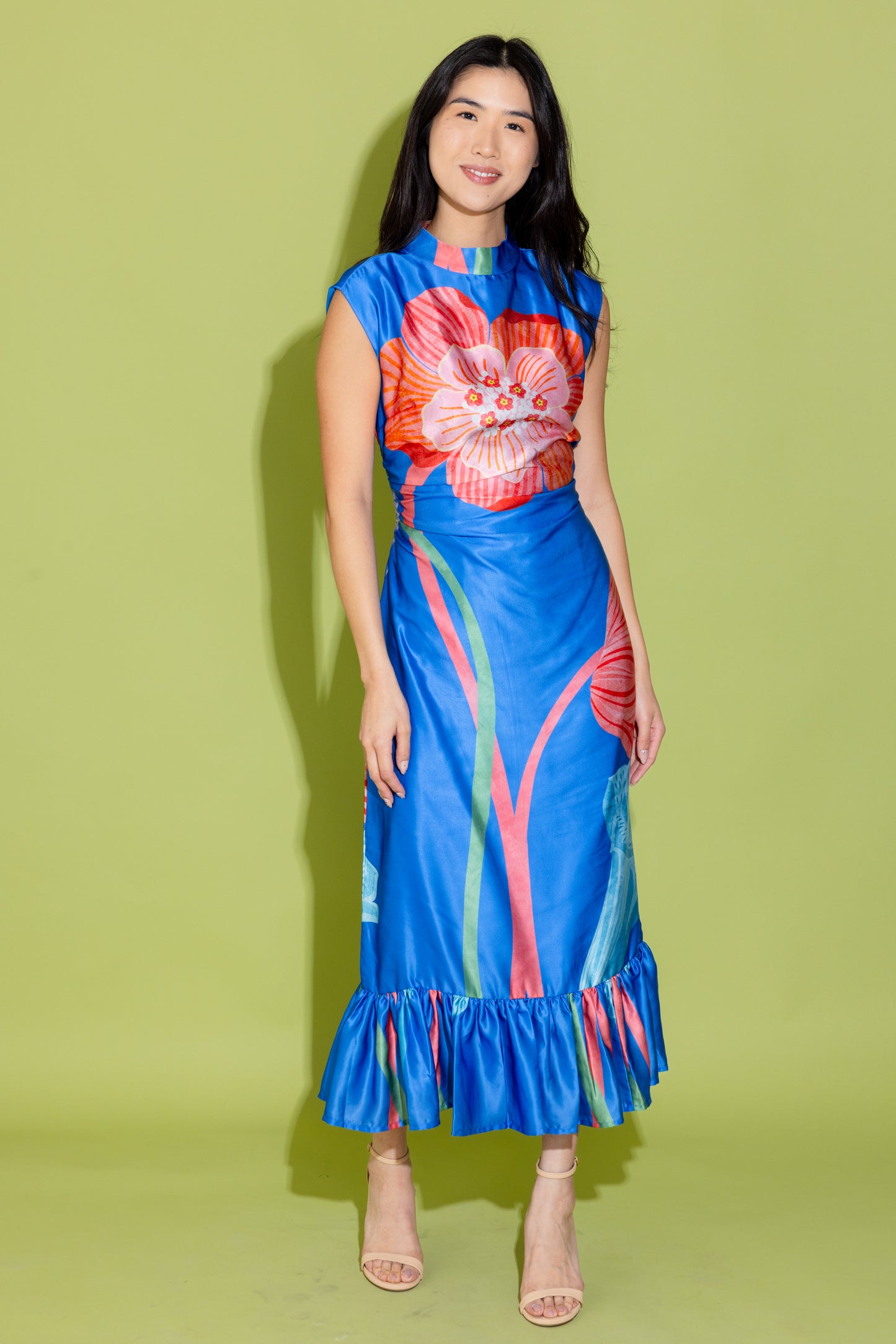 Estelle Dress - Royal Fluorescence