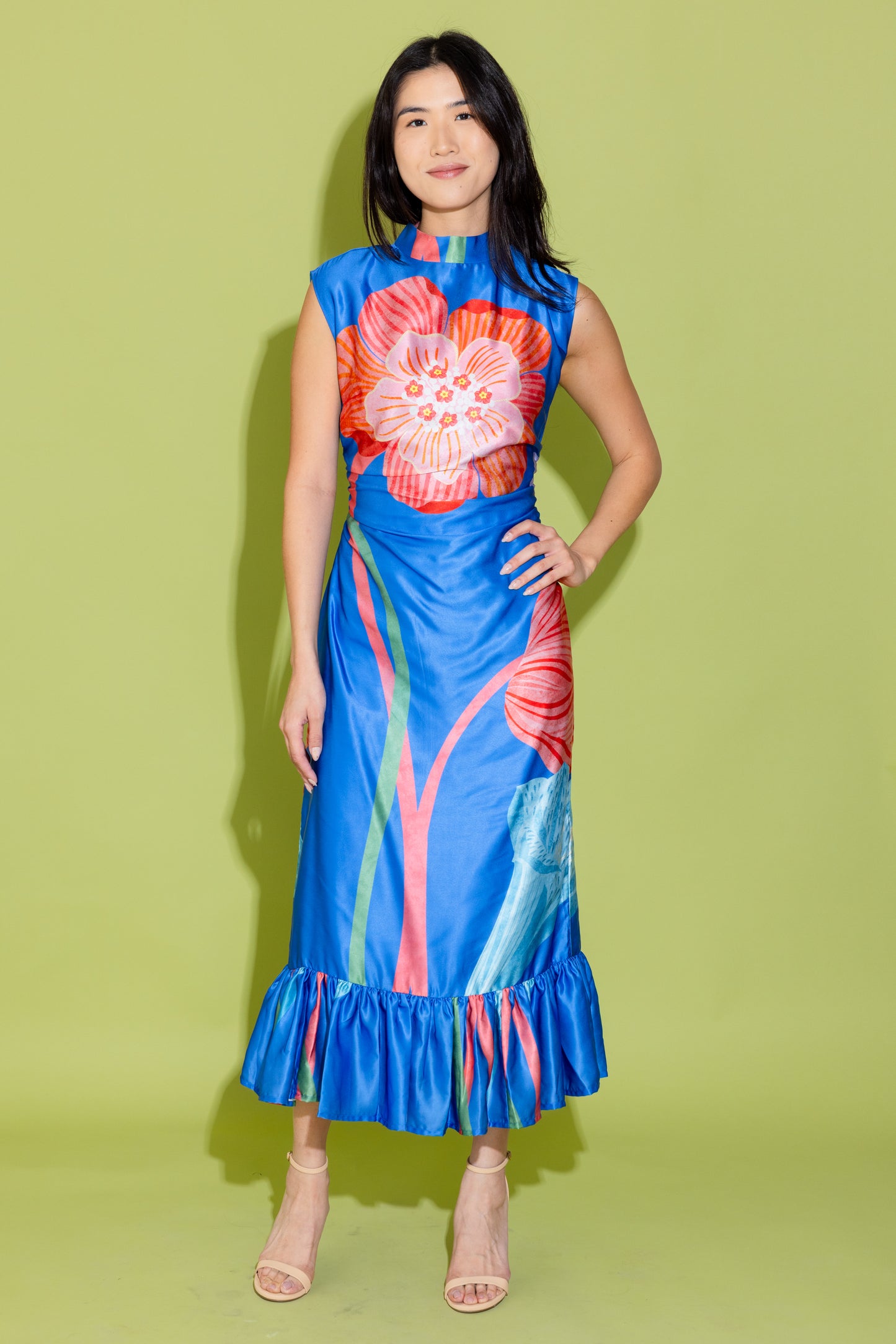 Estelle Dress - Royal Fluorescence
