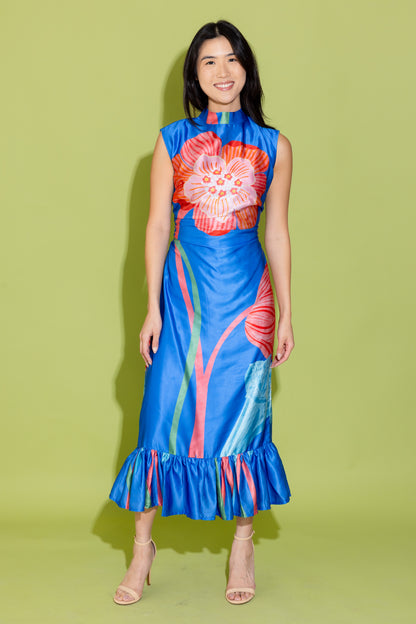 Estelle Dress - Royal Fluorescence