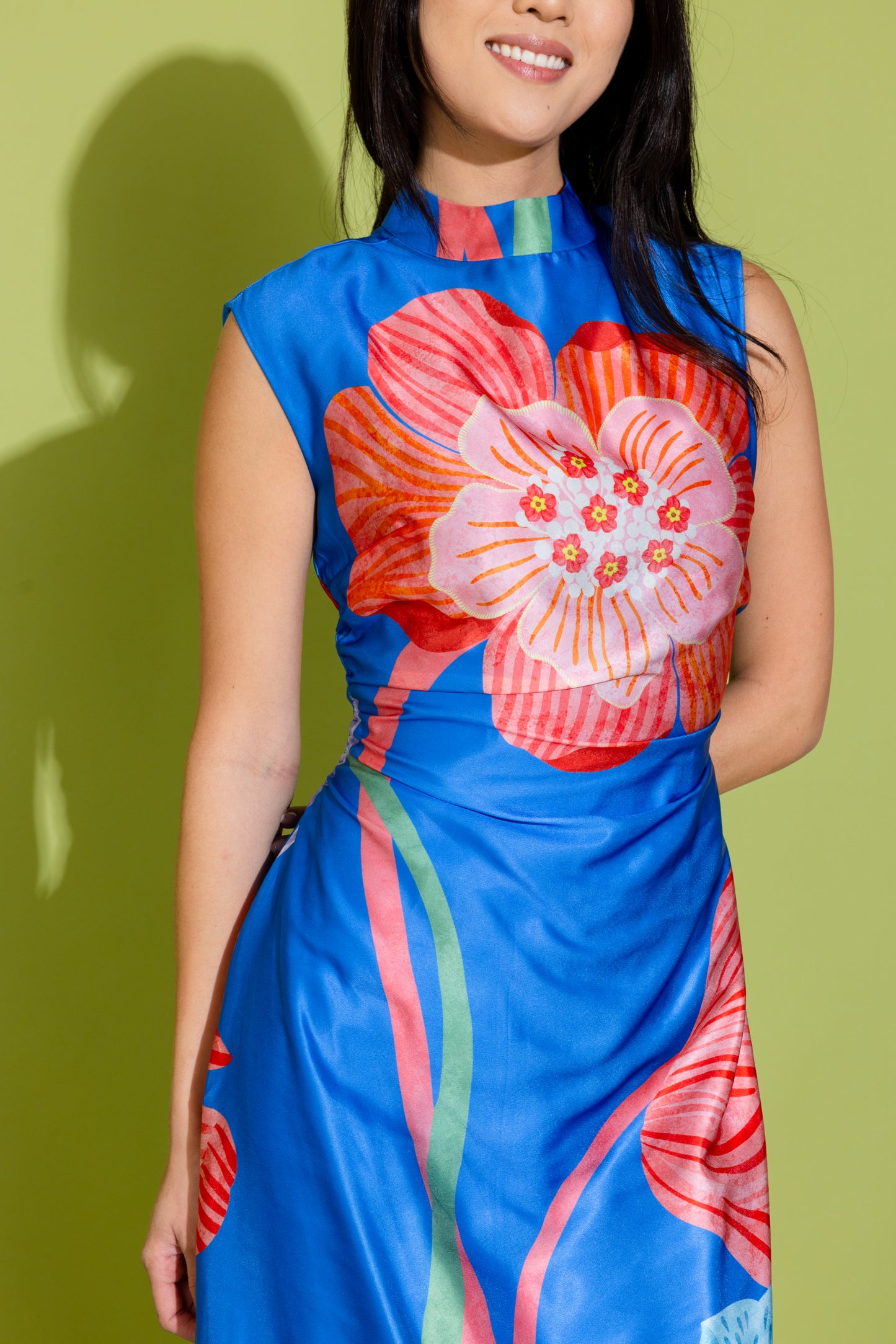 Estelle Dress - Royal Fluorescence