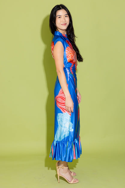 Estelle Dress - Royal Fluorescence