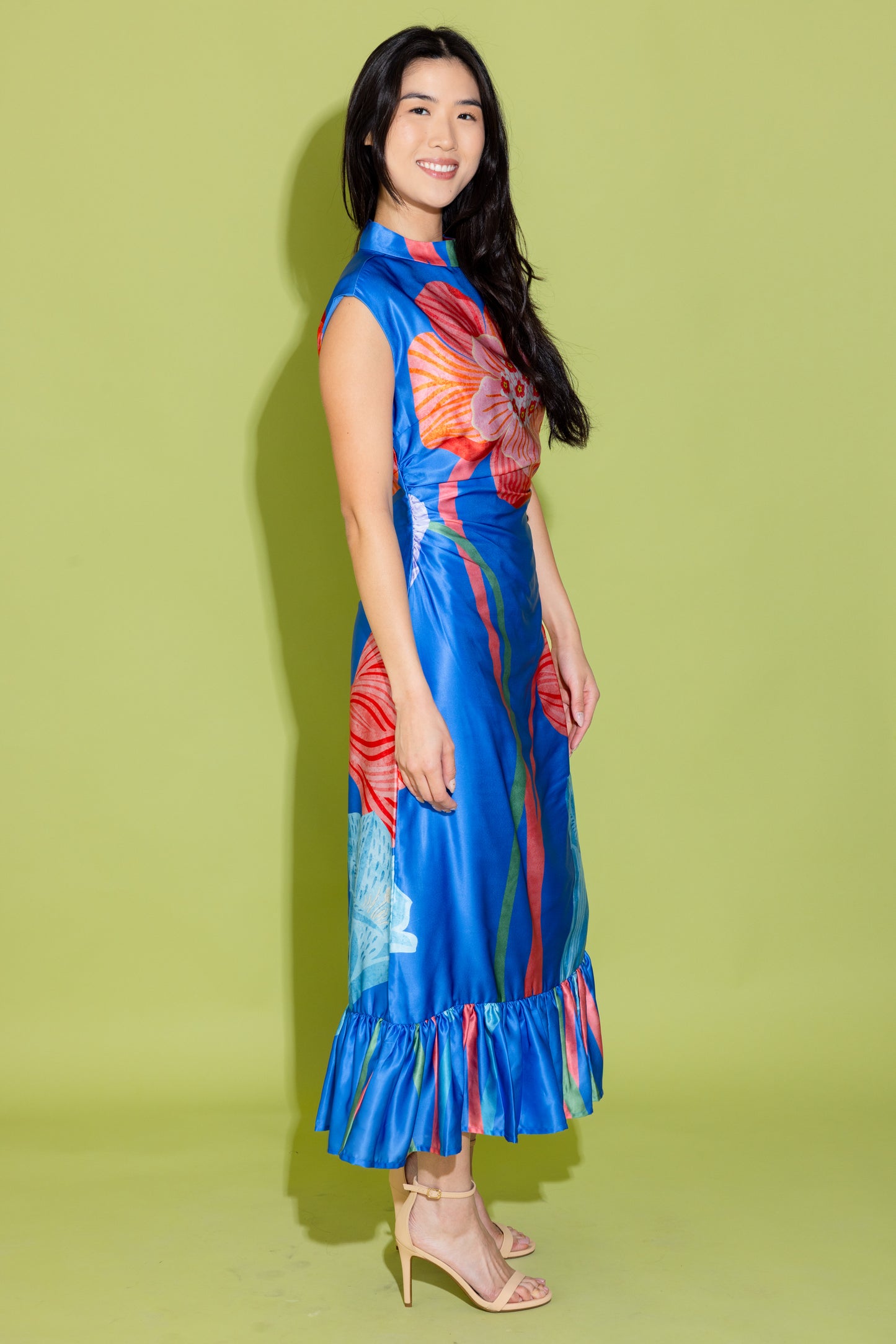 Estelle Dress - Royal Fluorescence