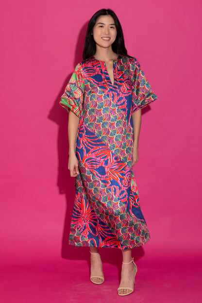 Delaney Dress - Nautical Geo