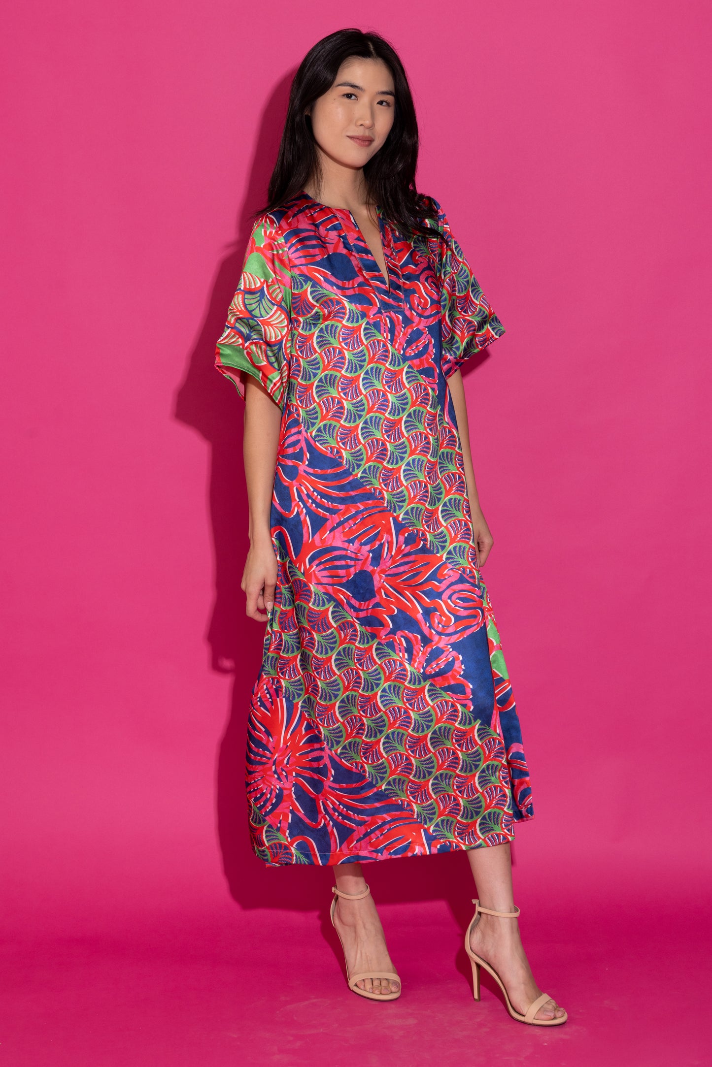 Delaney Dress - Nautical Geo