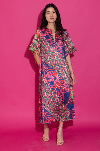 Delaney Dress - Nautical Geo