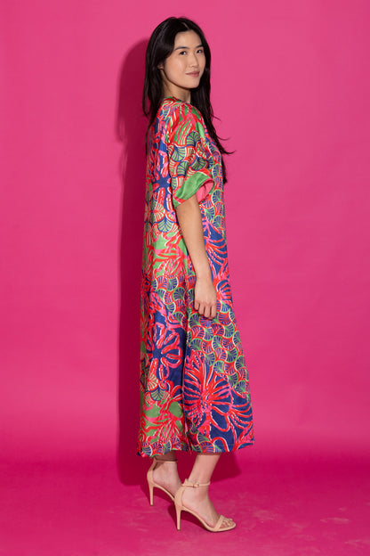 Delaney Dress - Nautical Geo