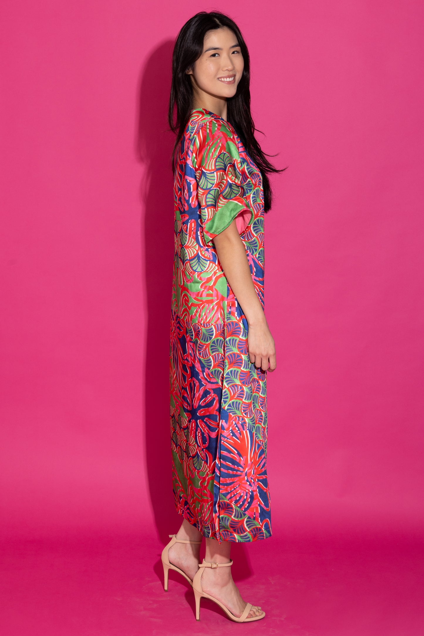 Delaney Dress - Nautical Geo