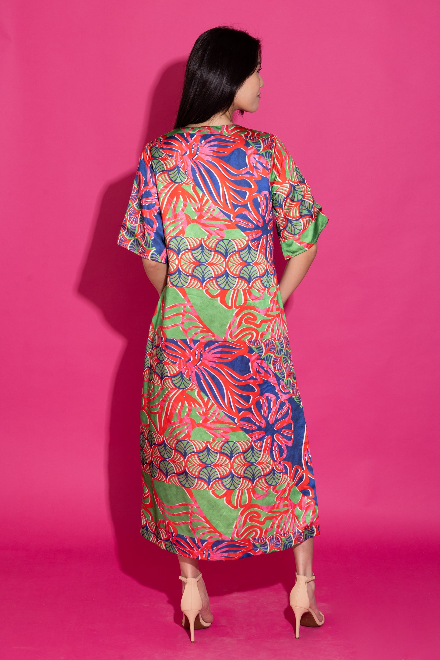 Delaney Dress - Nautical Geo