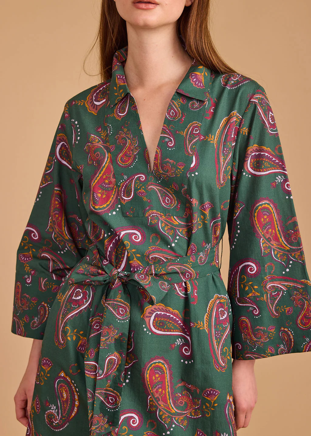 Lee Dress - Winter Paisley Large