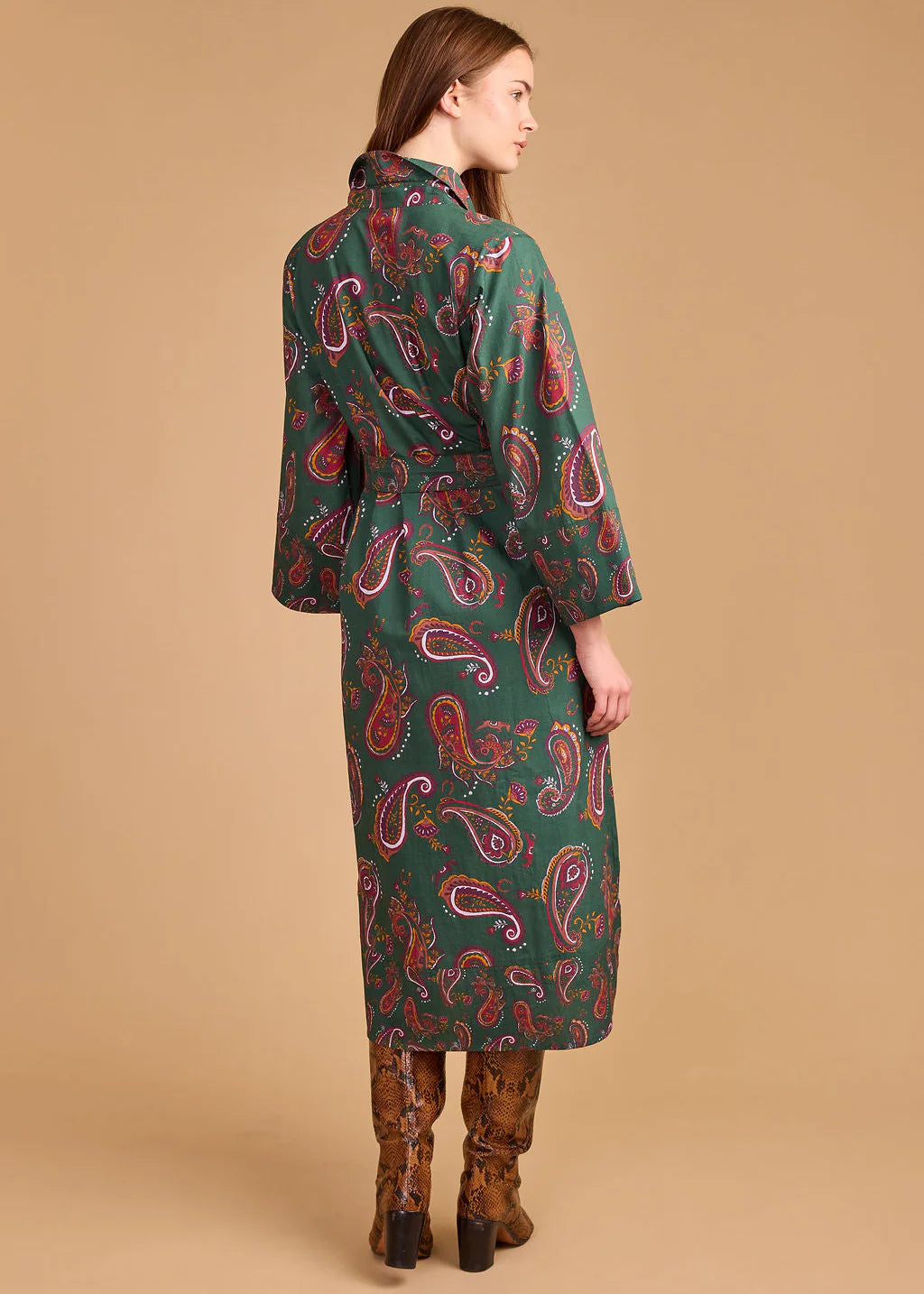 Lee Dress - Winter Paisley Large