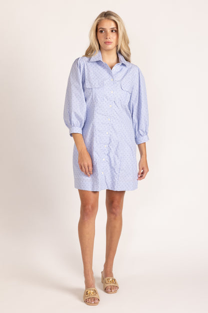 Milan Dress - Diamond Stripe