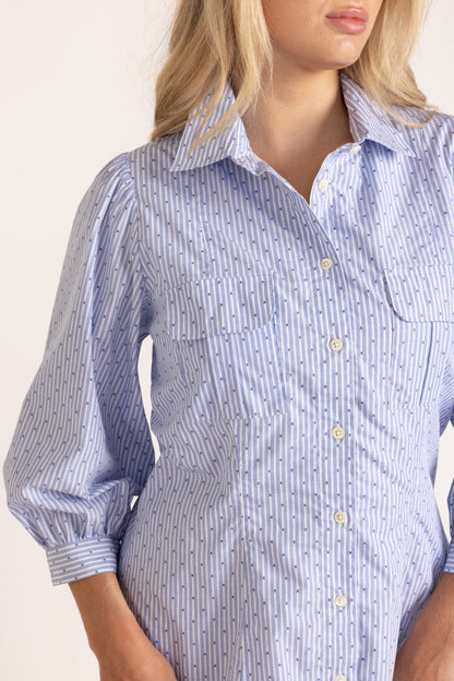 Milan Dress - Diamond Stripe