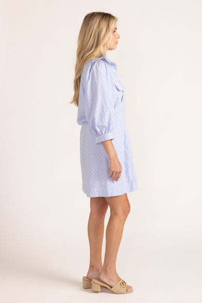 Milan Dress - Diamond Stripe