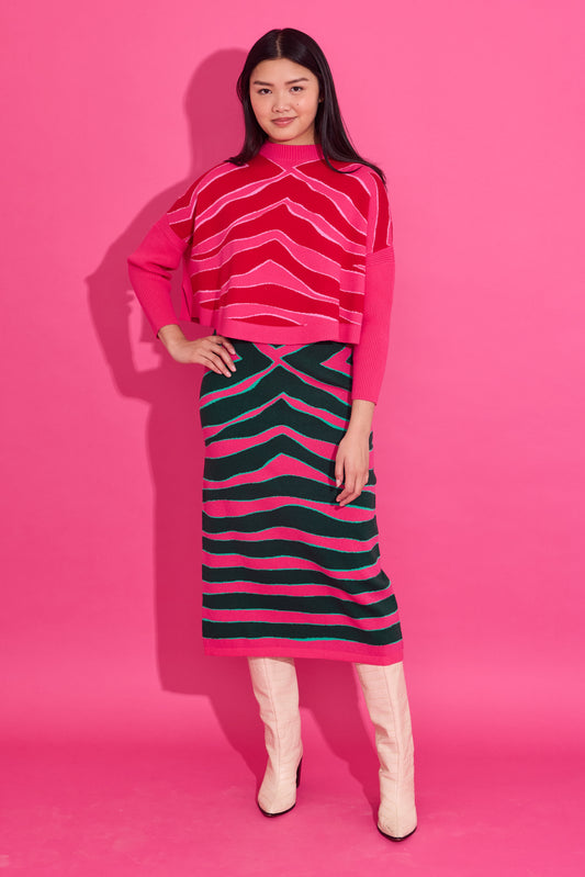 Vivian Skirt - Ziggy Palm