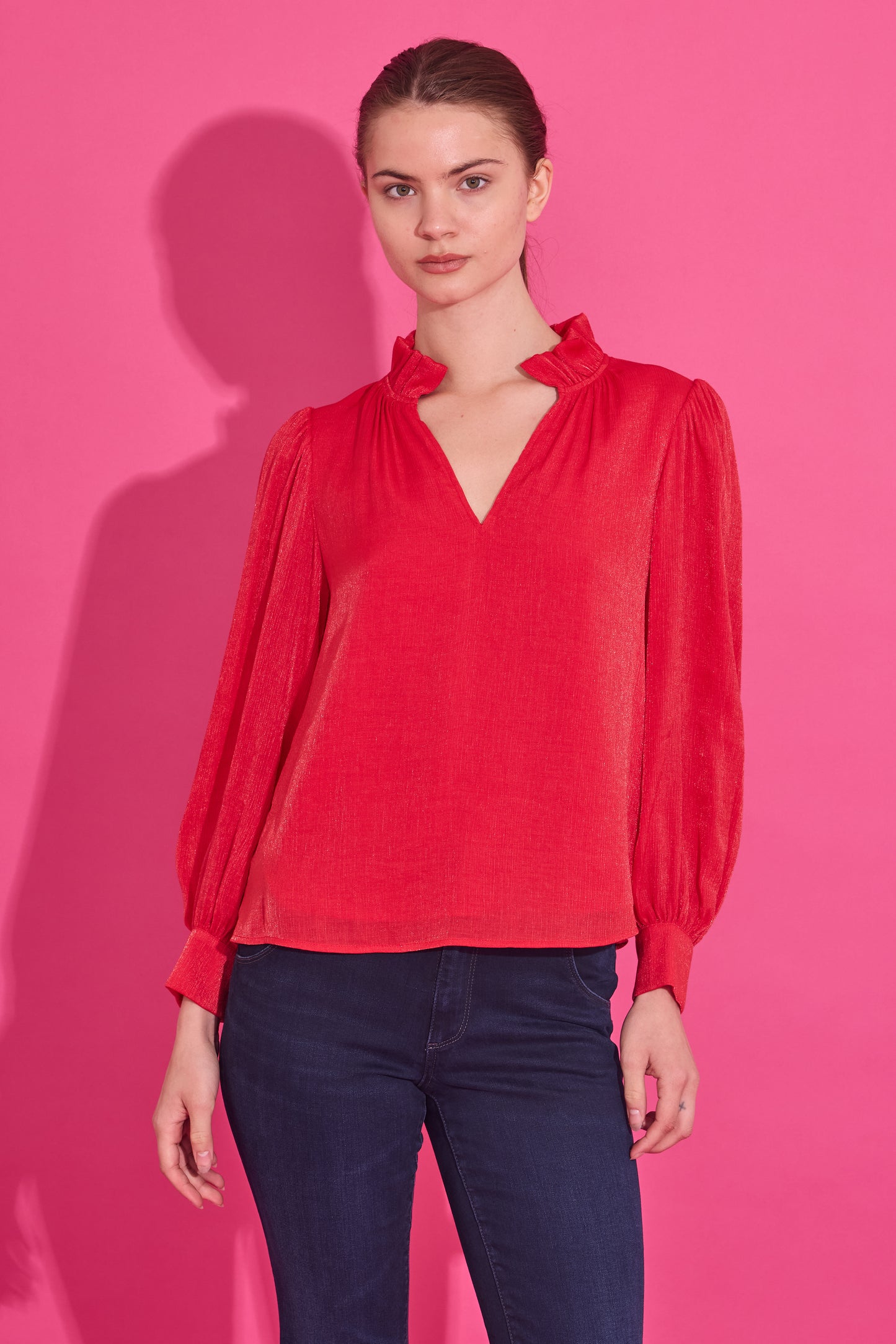 Phoebe Top - Lipstick