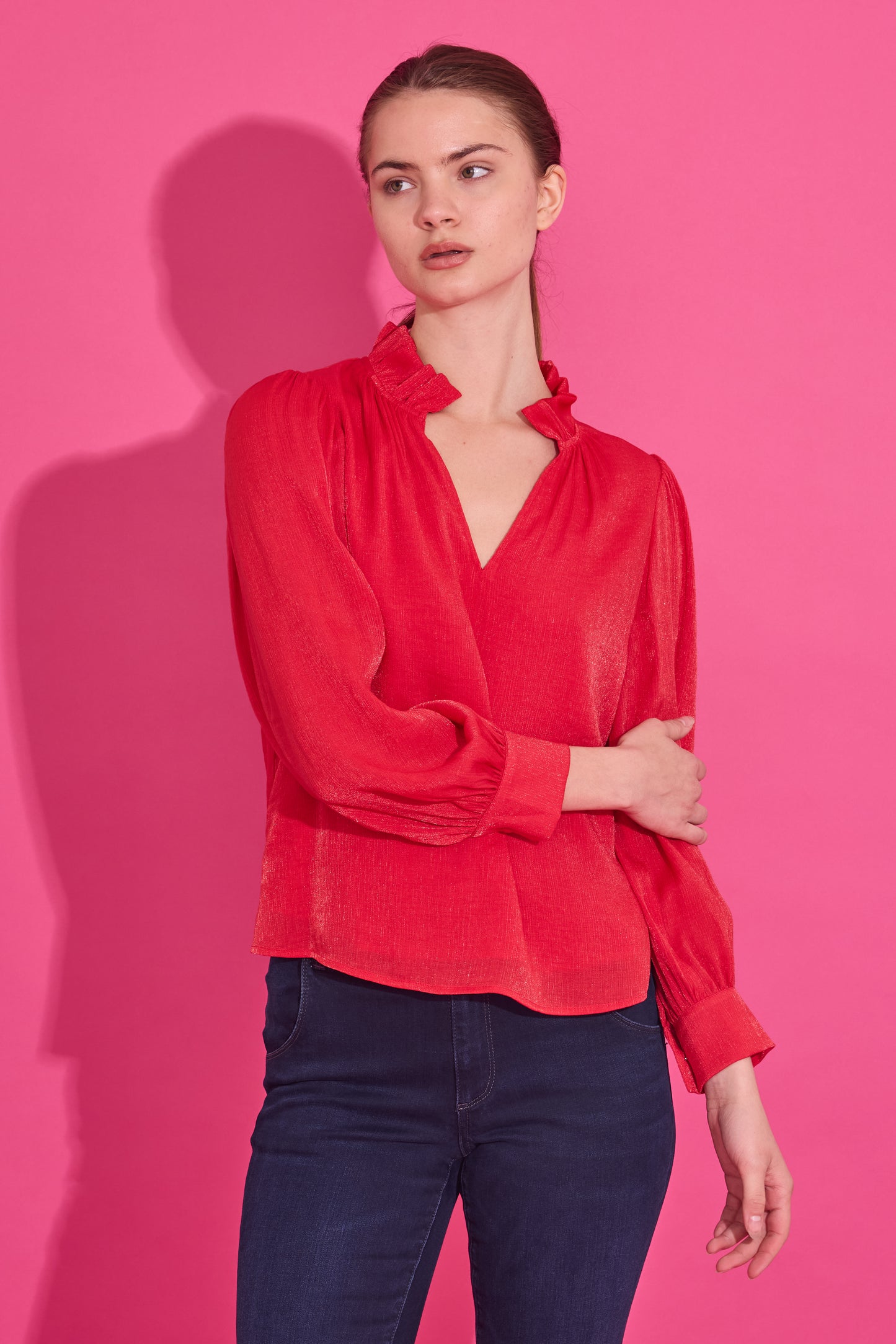 Phoebe Top - Lipstick
