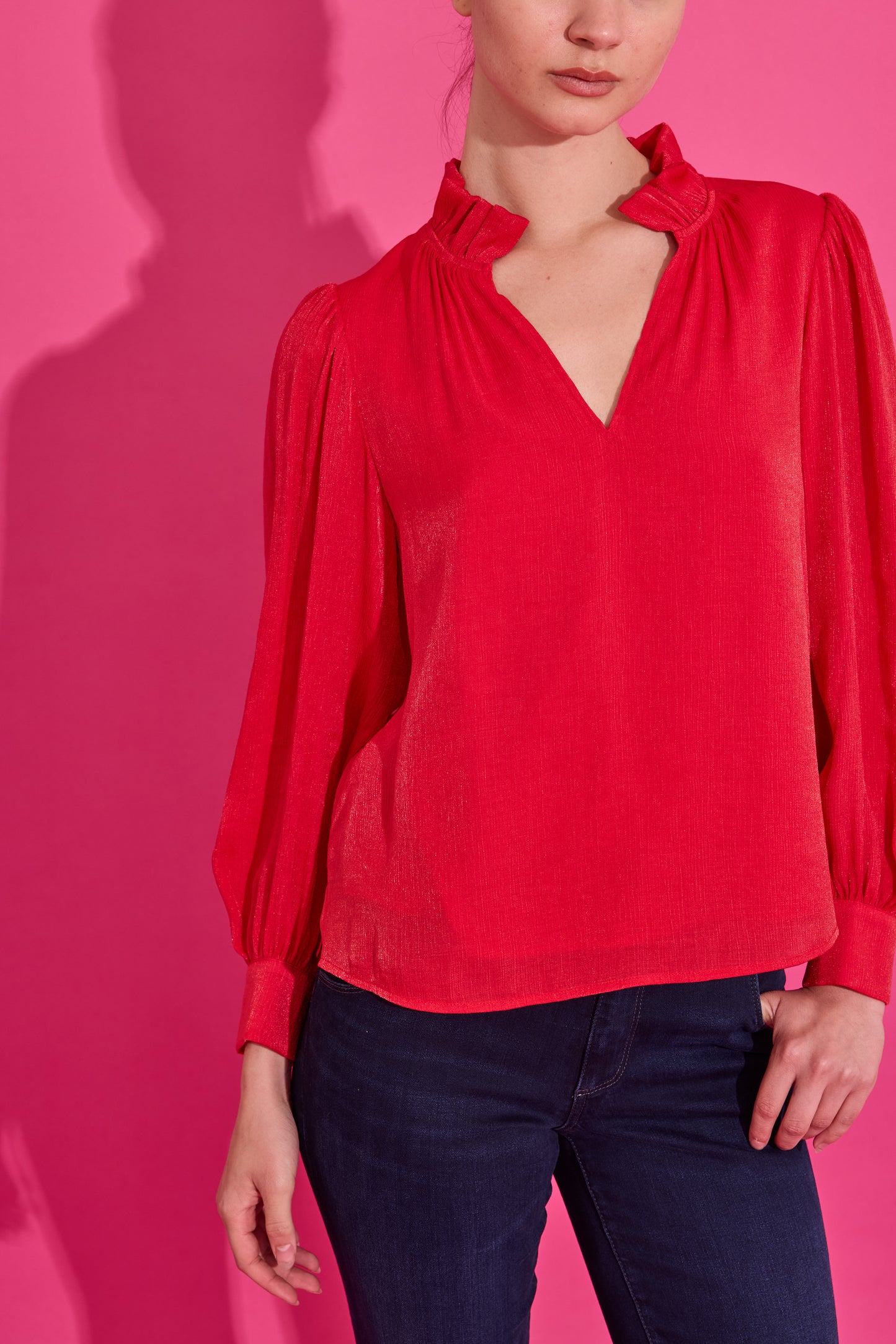 Phoebe Top - Lipstick