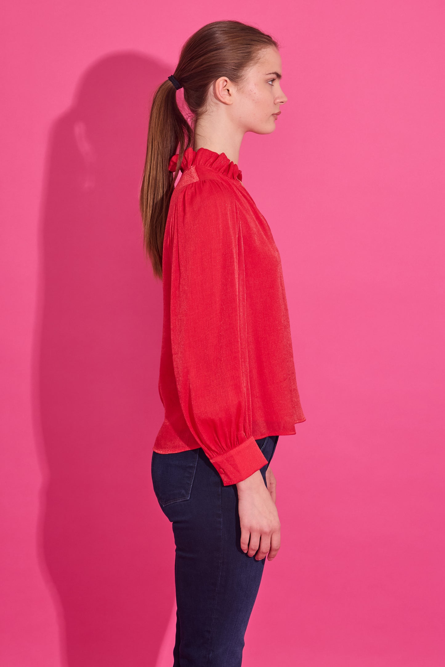 Phoebe Top - Lipstick