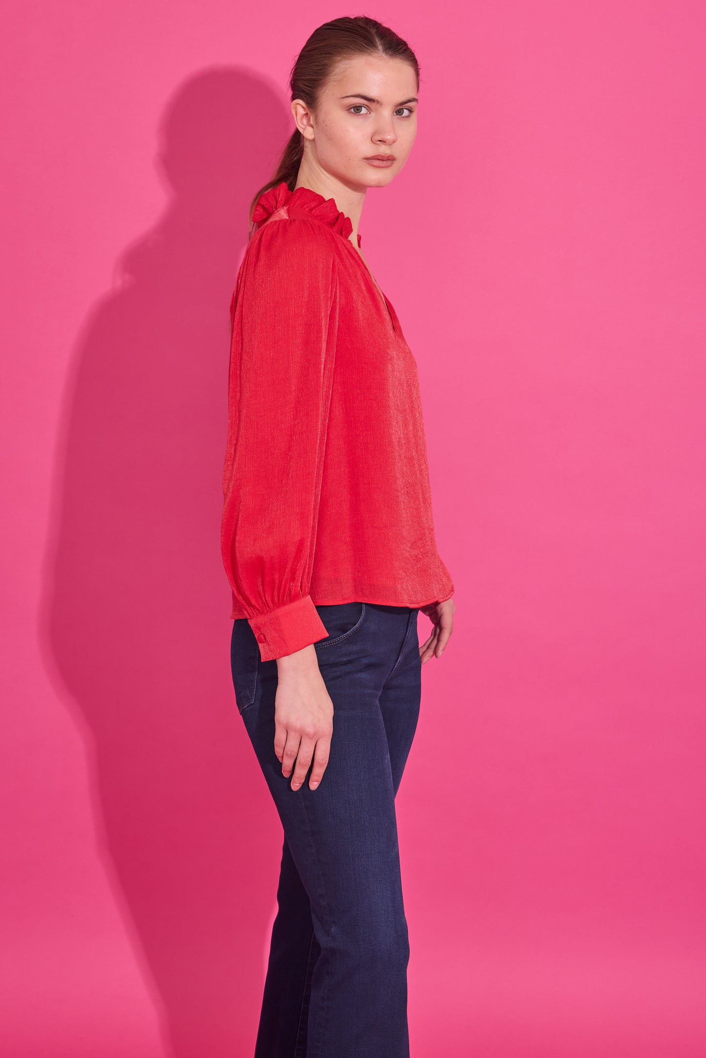 Phoebe Top - Lipstick