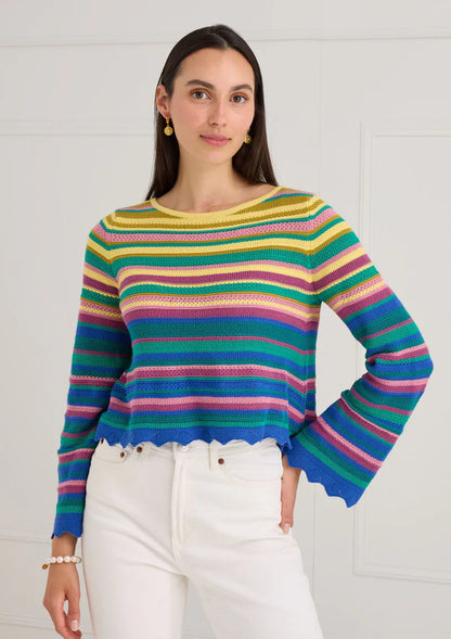 Abigail Sweater - Sunset Stripe