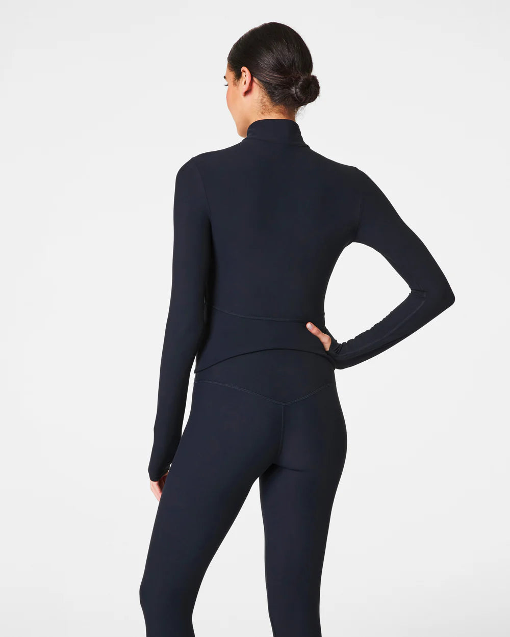 Spanx OnForm Full Zip Jacket - Black