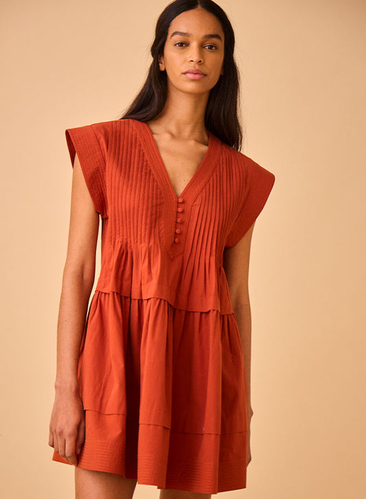 Parker Dress - Burnished Copper