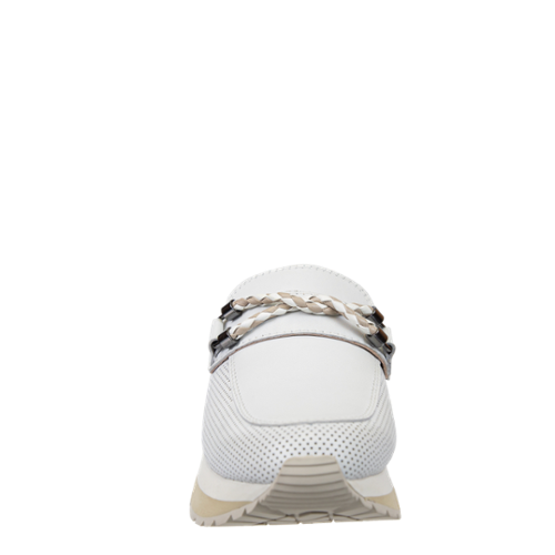 Naked Feet Polo Platform Sneaker - White