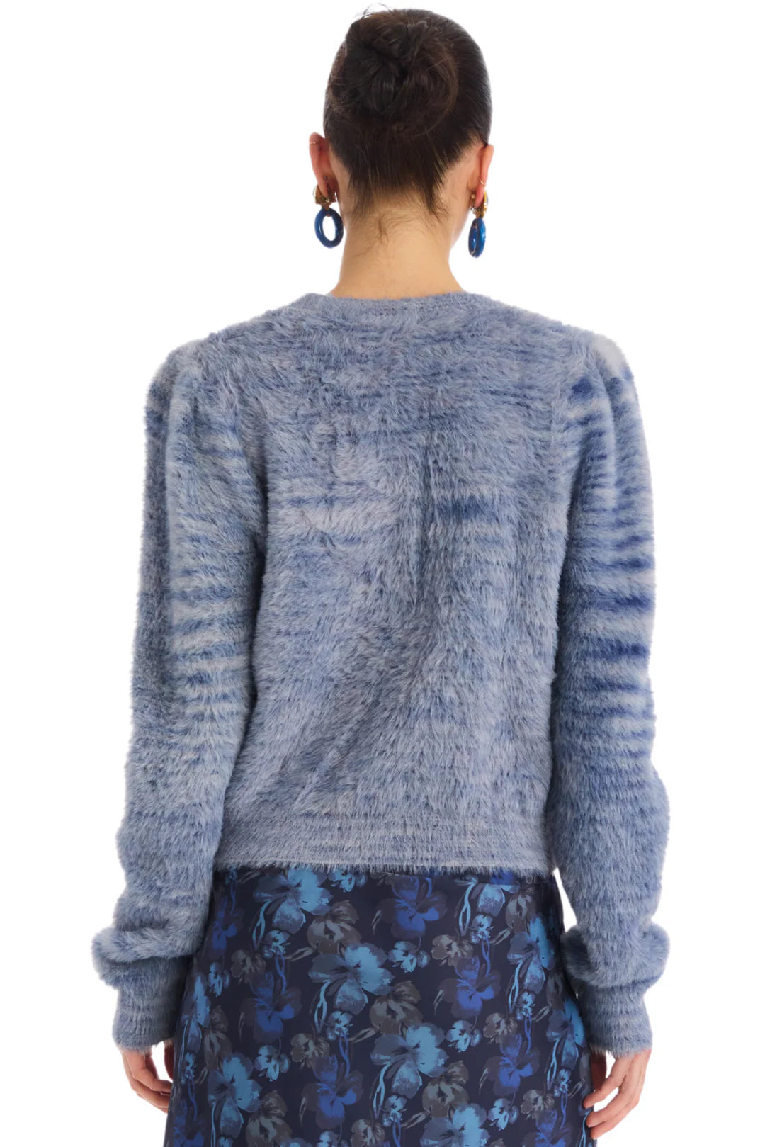 Sloan Cardigan - Blue Space Dye
