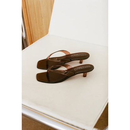 Margo Heeled Sandal - Brown