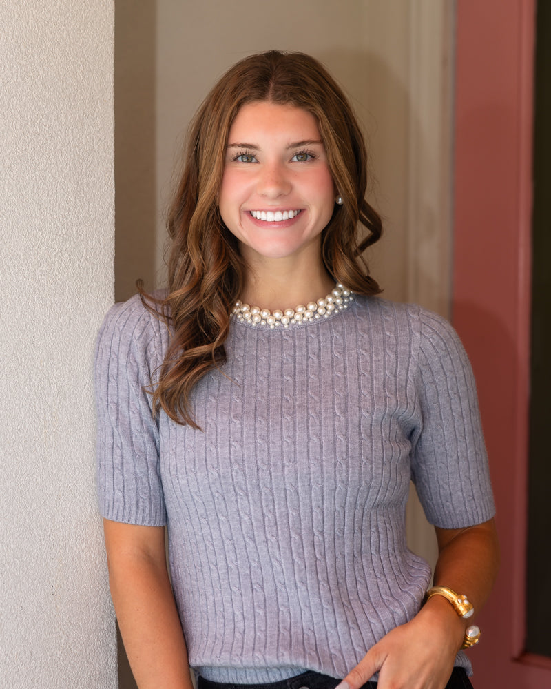 The Aspen Top - Heather Grey