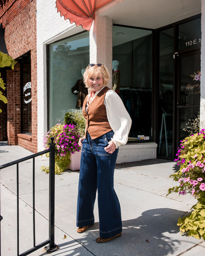 Barrett Top - Chicory Coffee