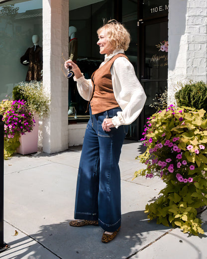 Barrett Top - Chicory Coffee