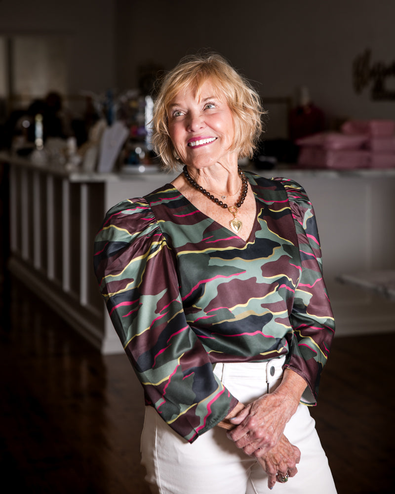 Finley Top - Neon Camo