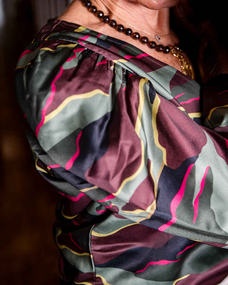 Finley Top - Neon Camo