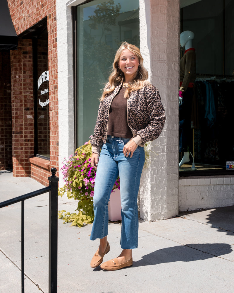Monroe Sateen Bomber Jacket - French Kitty