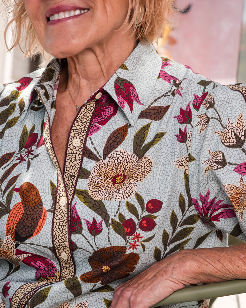 Ava Dress - Opal Mosaic