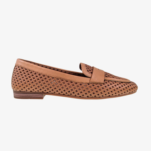 Simba Leather Loafer Shoe - Tan