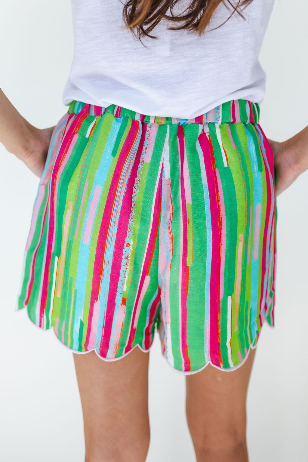 Kate Shorts - Draper Stripe